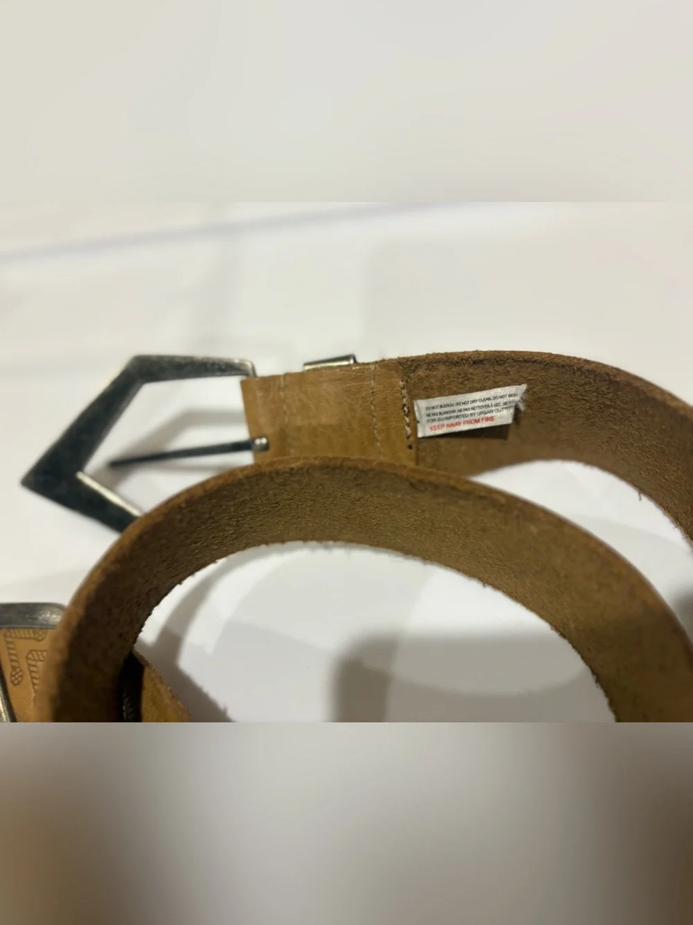Free People Free People Stamped Arrow Boho Leather Belt 🌵